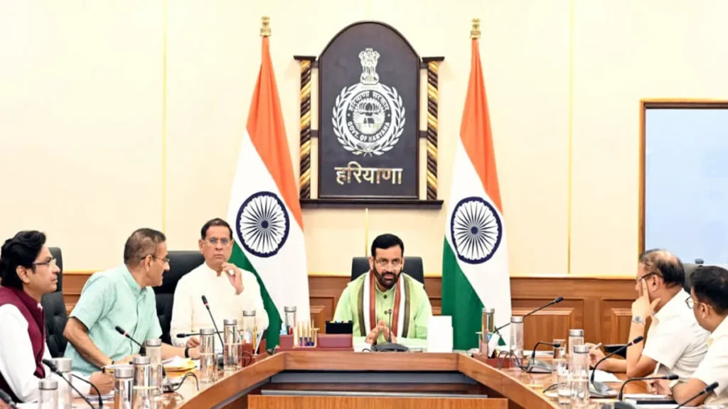 Haryana Chief Minister "Nayab Singh Saini" sanctioned 195.12 crores for rural development
