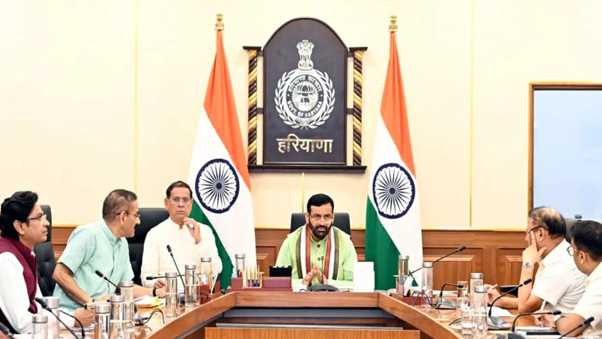 Haryana Chief Minister "Nayab Singh Saini" sanctioned 195.12 crores for rural development