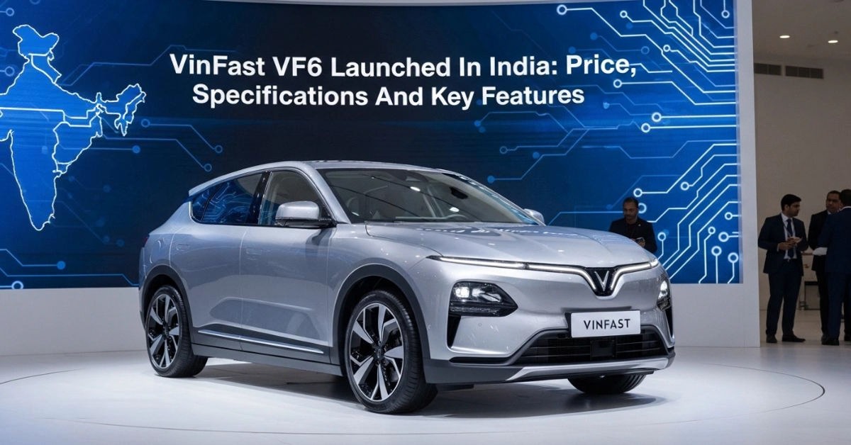 VinFast VF6 इलेक्ट्रिक SUV भारत लॉन्च 2025 – फ्री चार्जिंग और 3 साल फ्री मेंटेनेंस