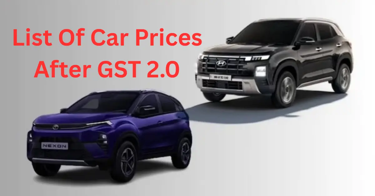 Latest GST 2.0 Car Price Cuts – Save Big on Tata, Toyota & More
