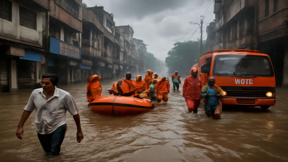 हरियाणा में मानसून की मार - 11 जिलों में बाढ़ जैसी स्थिति