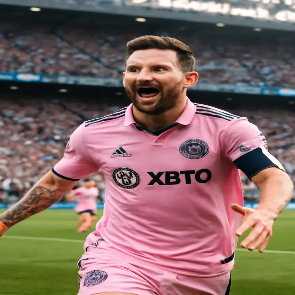 Messi shot of Inter Miami and Sounders players.