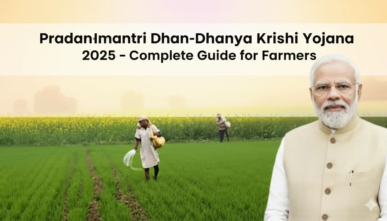Pradhan Mantri Dhan-Dhaanya Krishi Yojana 2025 (PMDDKY) new government scheme recently upadted in 2025 by Indian Government for farmers
