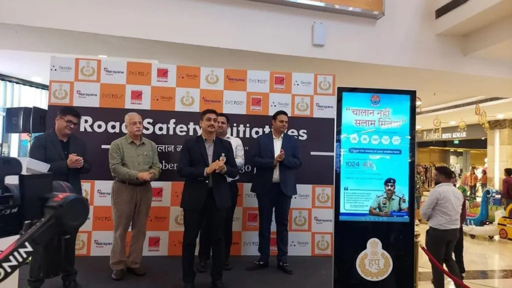 first time in india - digital challan introduced in gurugram