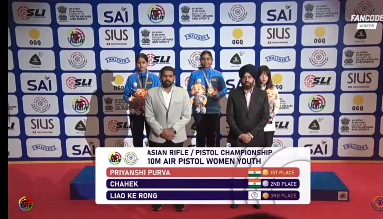 Priyanshi Purva Wins Gold at Asian Shooting Championship 2026